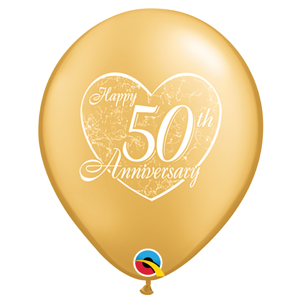 Feliz 50° Aniversario - Oro - tuglobero