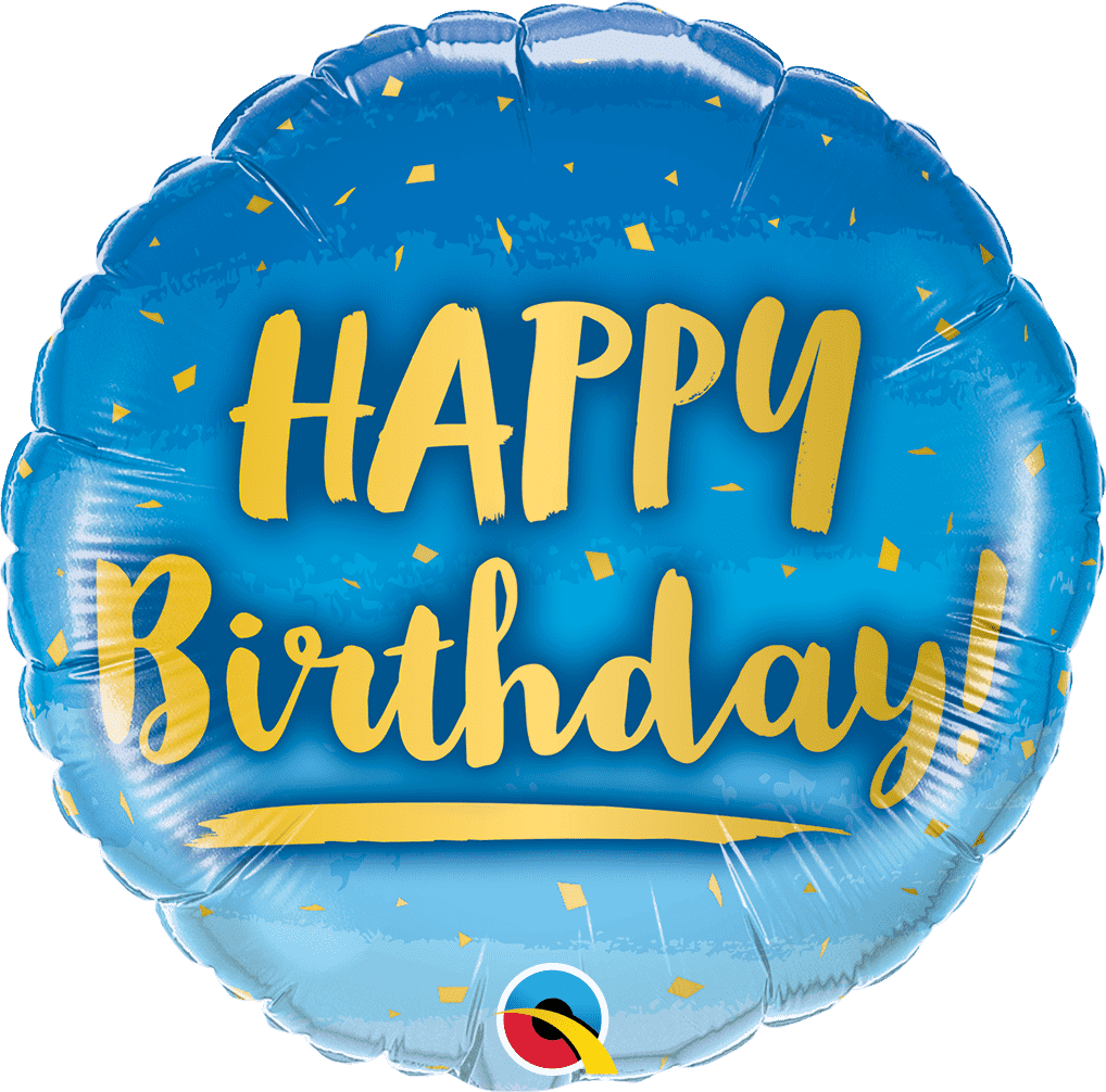 Cumpleaños – Oro y Azul - tuglobero