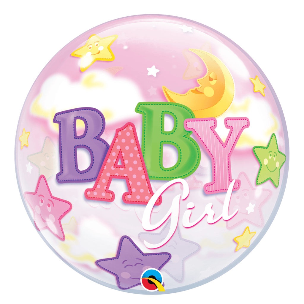 Burbuja Baby Girl - Luna y Estrellas - tuglobero
