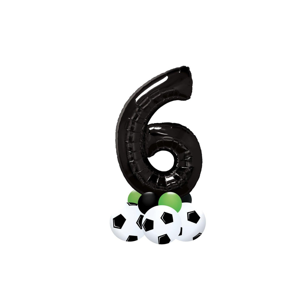 Base Soccer C/Número Gigante Verde - tuglobero