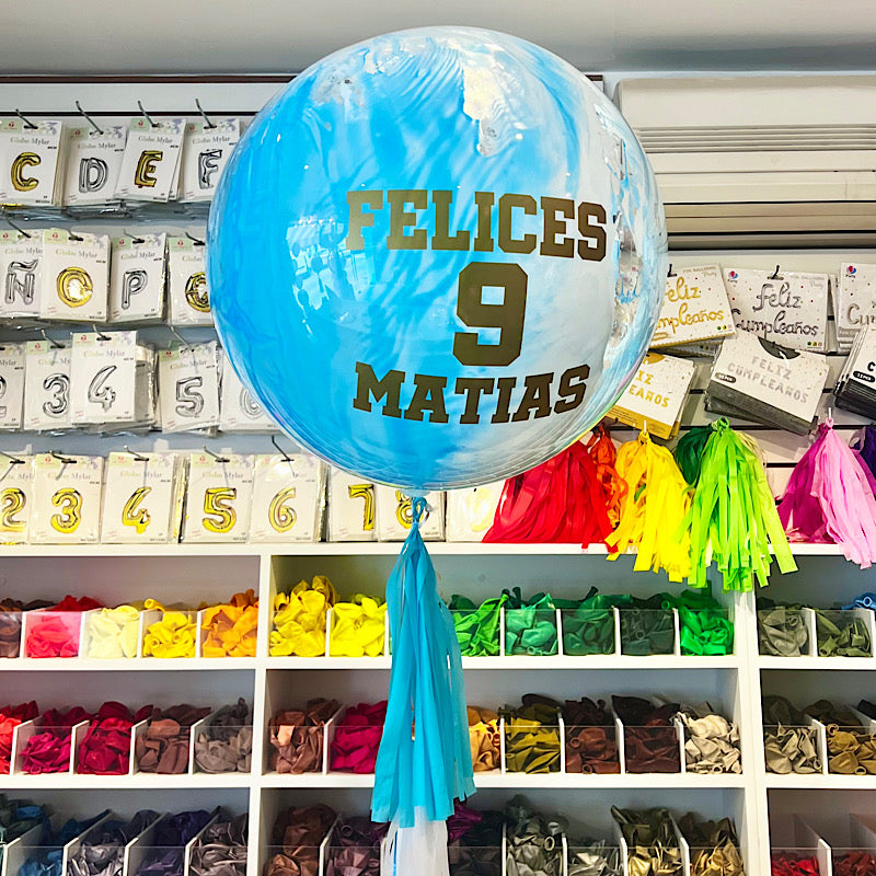 Feliz Cumple Messi - Burbuja Pintada