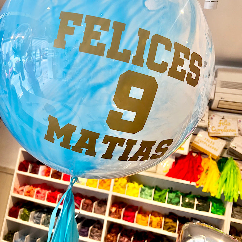 Feliz Cumple Messi - Burbuja Pintada