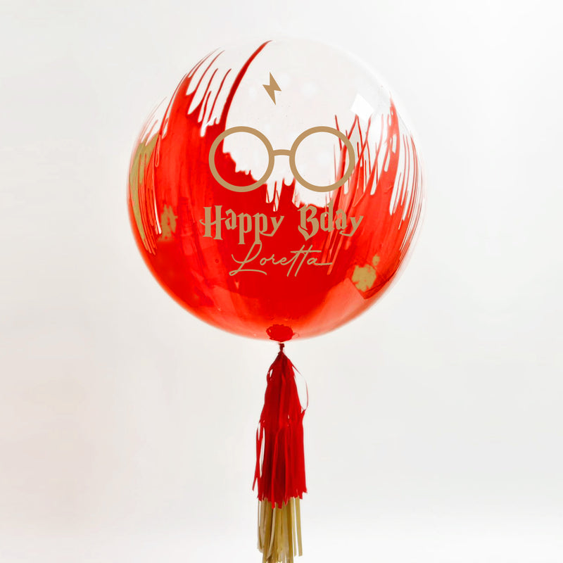 Harry Bday Burbuja Pintada