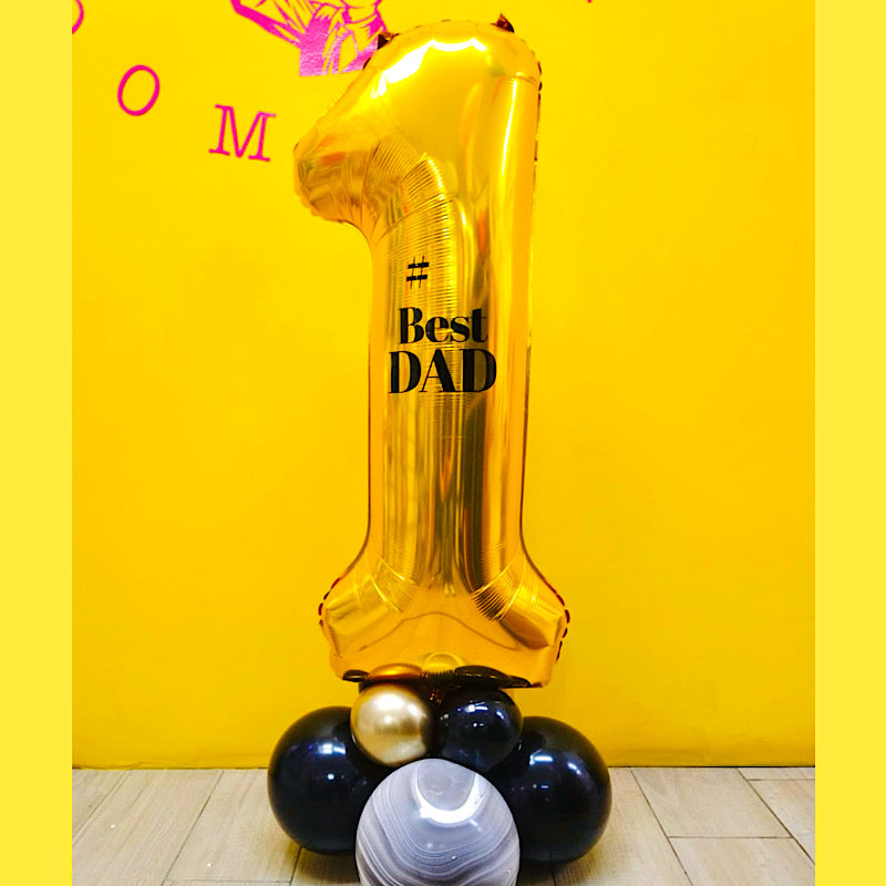 #1 Best DAD - Base Número Gigante