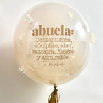 ABUELA - Burbuja con Flores