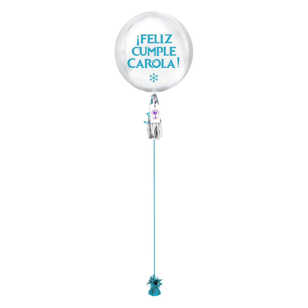 Esfera Frozen Bday (Personalizable)