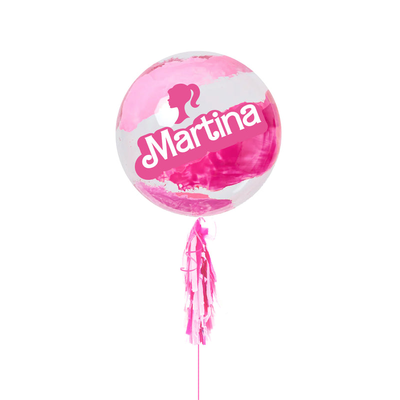 Burbuja Pintada Barbie Girl (Personalizado)