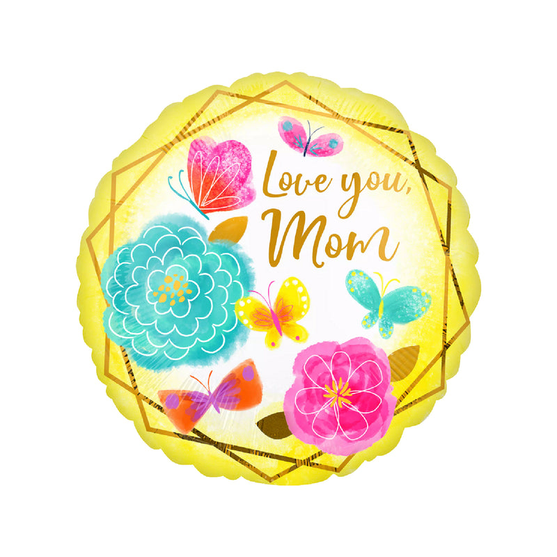 Love you, Mom - Acuarelas: Flores y Mariposas