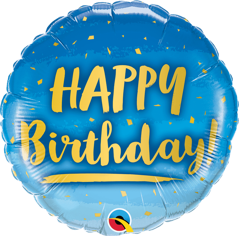 Cumpleaños – Oro y Azul - tuglobero