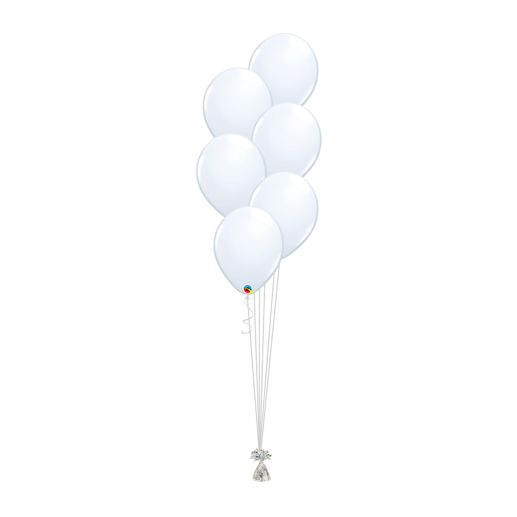 Ramillete Globos Blancos
