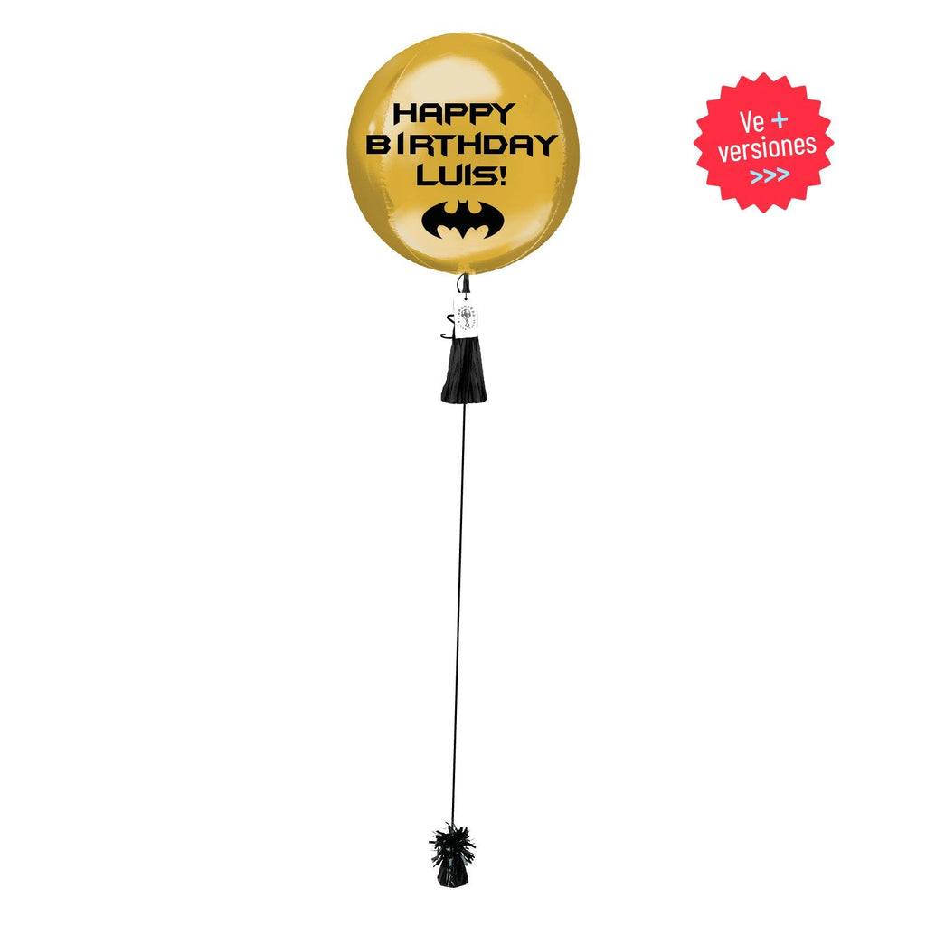 Esfera Batman Birthday (Personalizable) - tuglobero