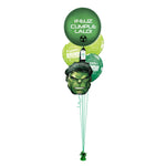 Globos Esfera Hulk (personalizable) con Máscara - tuglobero