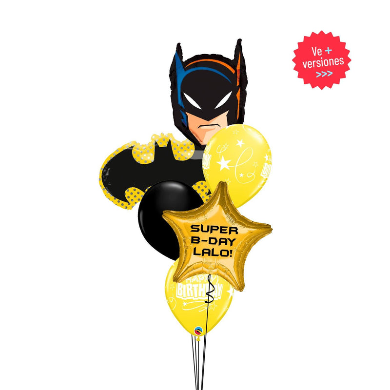 Globos Batman Party con Estrella (personalizada) - tuglobero