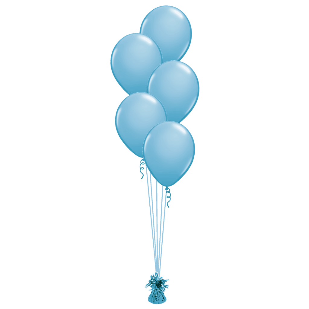 Ramillete Látex Liso 5 Globos.