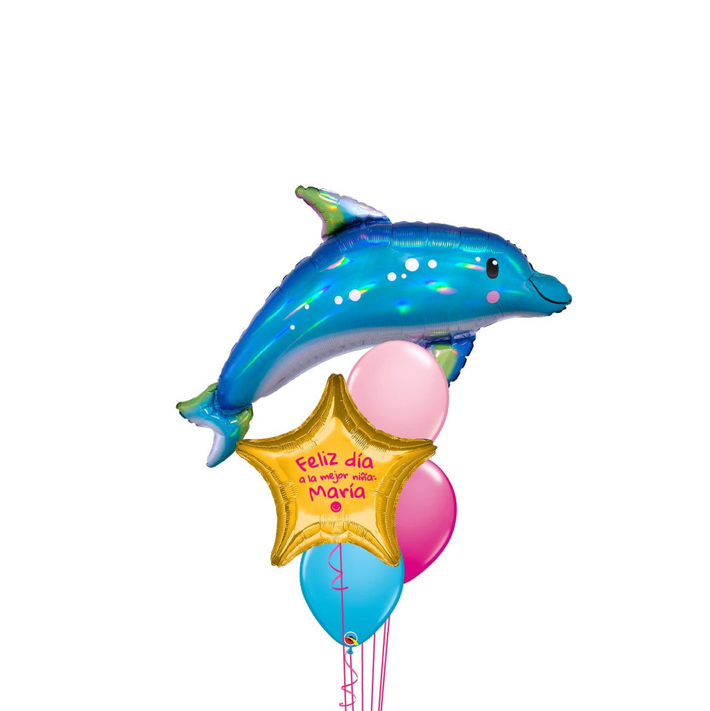Globos Delfin Día del Niño (personalizable) - tuglobero