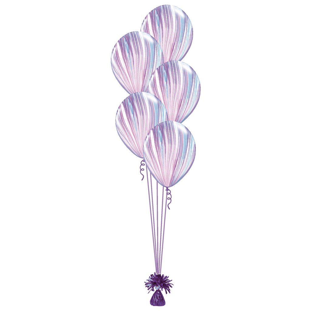 Ramillete Látex Ágata 5 Globos.