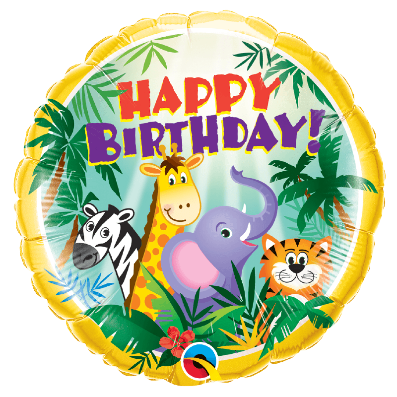 Globo Happy Birthday Safari - tuglobero