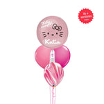 Globos Cumple Hello Kitty (personalizable) - tuglobero