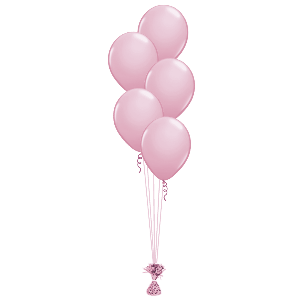 Ramillete Látex Liso 5 Globos.