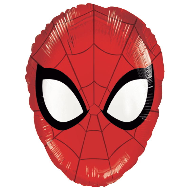 Globo Cara Spiderman Rojo - tuglobero