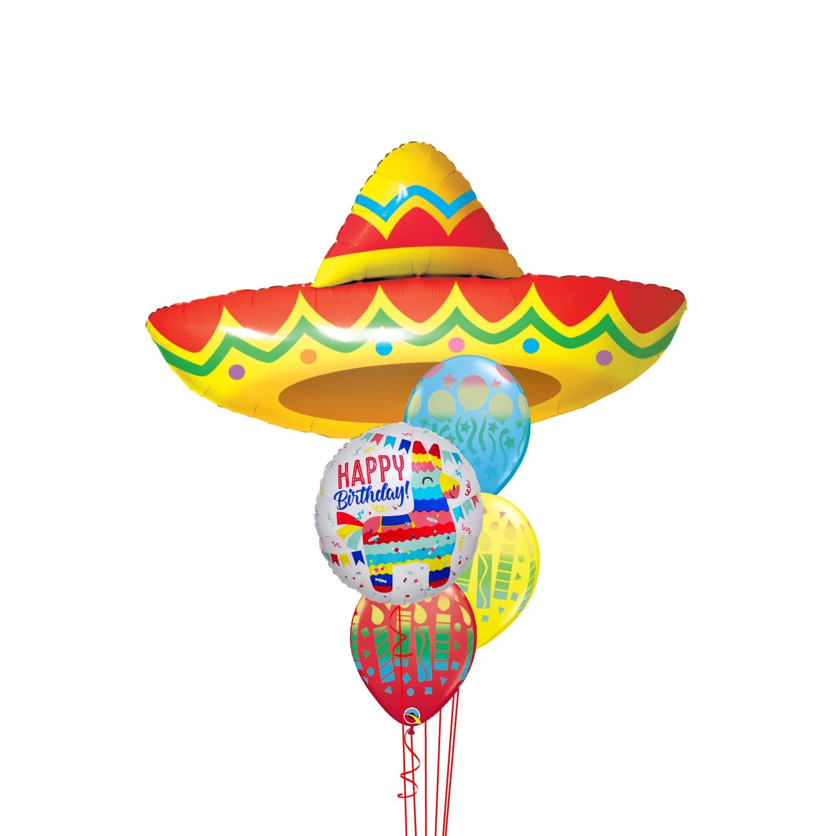 Globos Cumpleaños Piñata Mexicana, ¡Fiesta Mexicana!