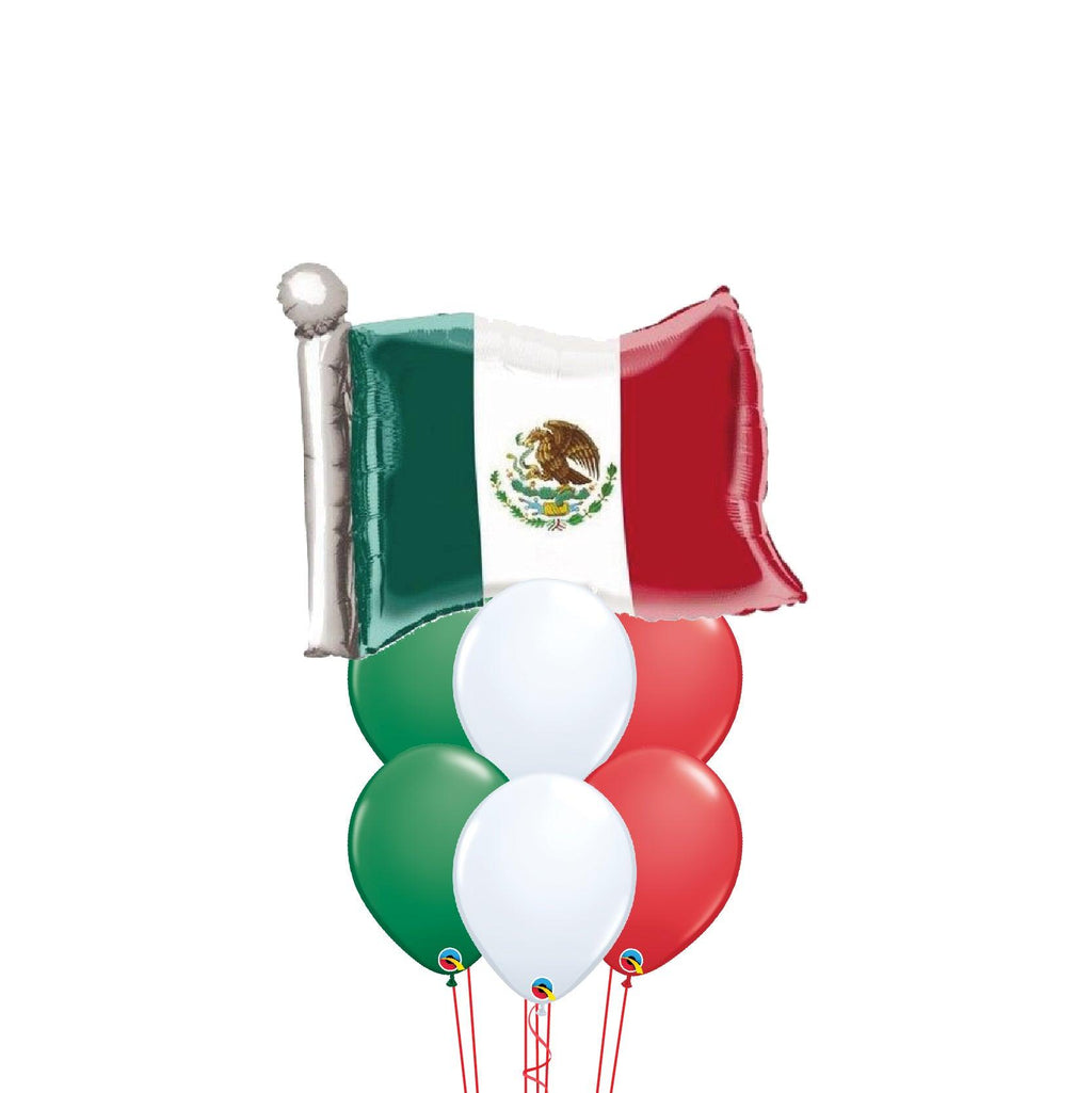 Globos Asta bandera de Mexico - tuglobero