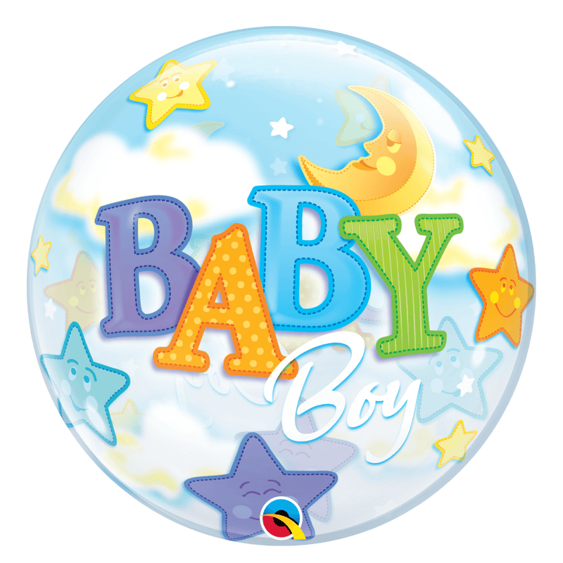 Burbuja Baby Boy - Luna y Estrellas.