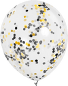 Globo Látex Transparente c/ Confeti (varios colores 28cm) - tuglobero