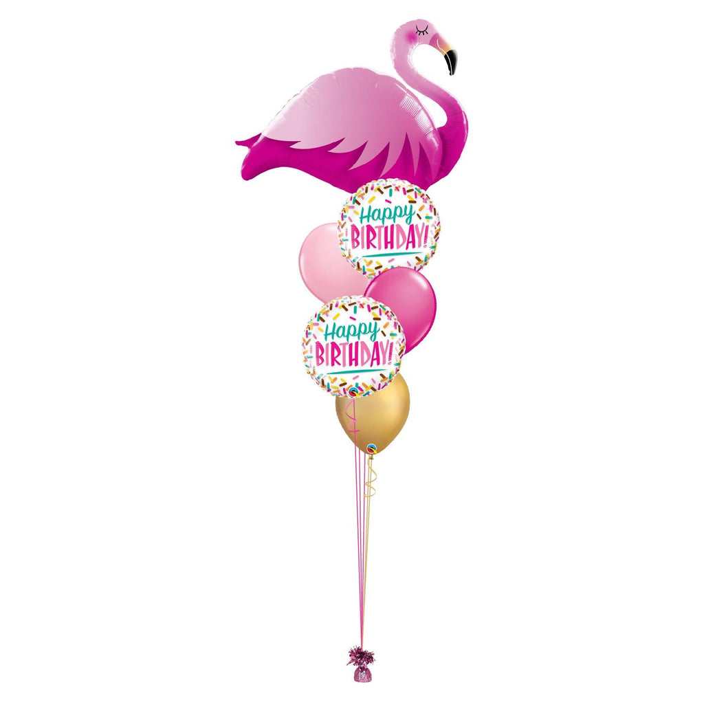 Flamingo Birthday Chispas - tuglobero