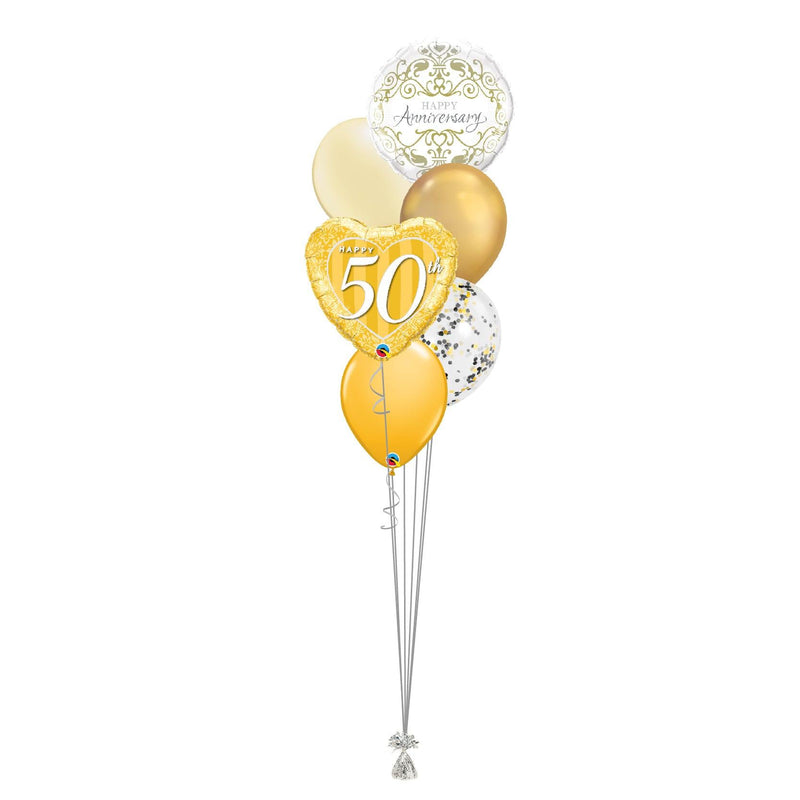 Globos 50th Happy Anniversary - tuglobero
