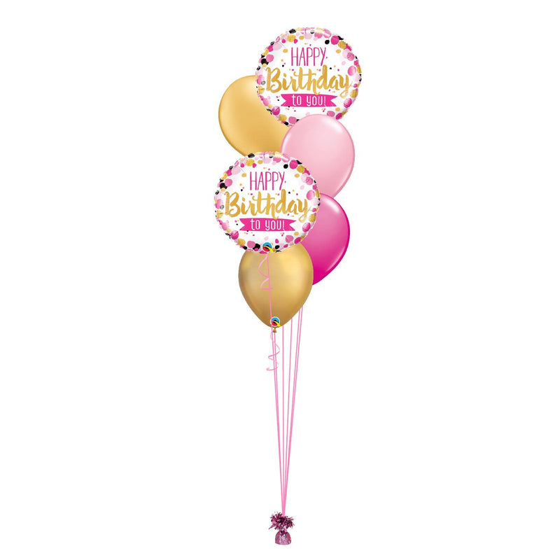 Globos Birthday Circles - tuglobero