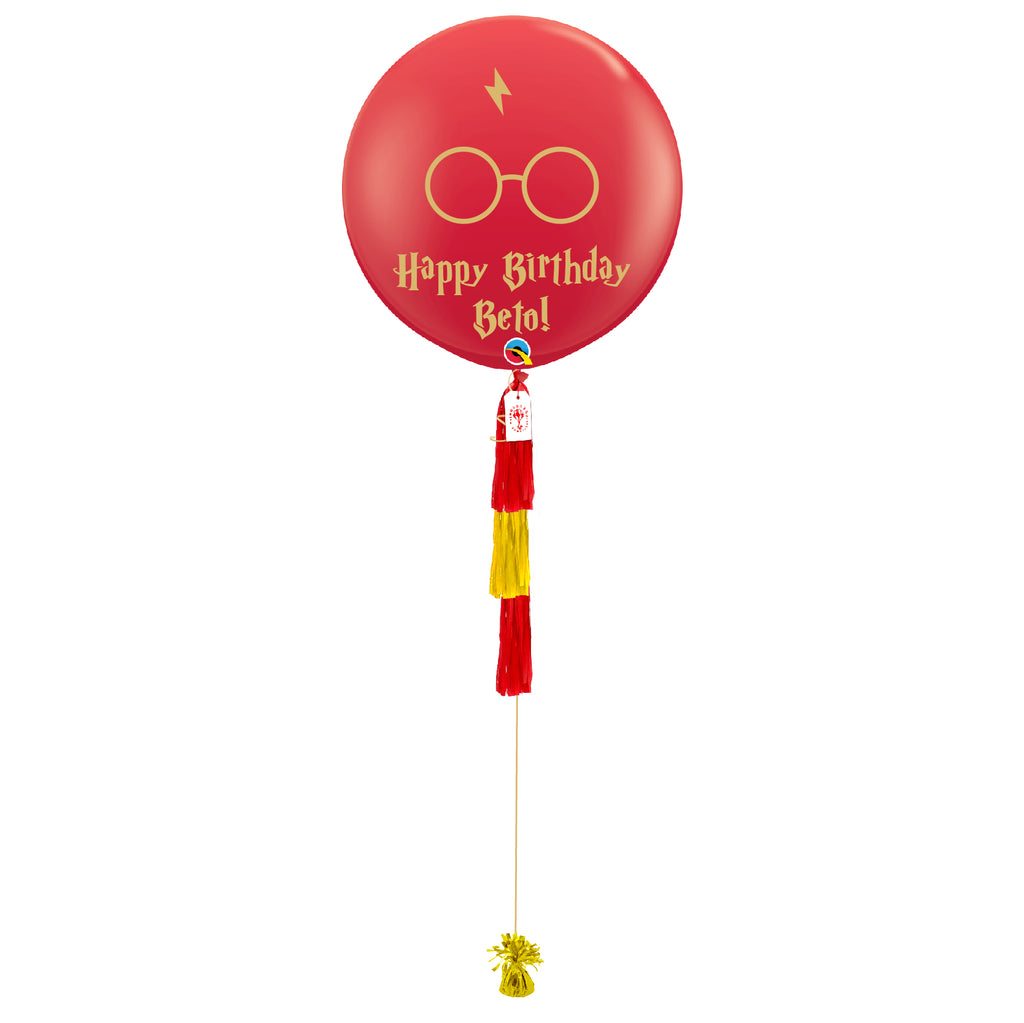 Harry Potter Happy Birthday! Gigante personalizable - tuglobero