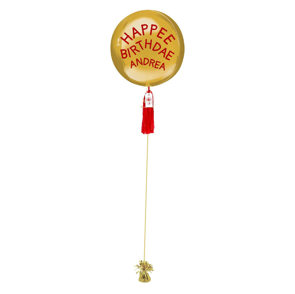 HAPPEE BIRTHDAE! Esfera personalizable - tuglobero