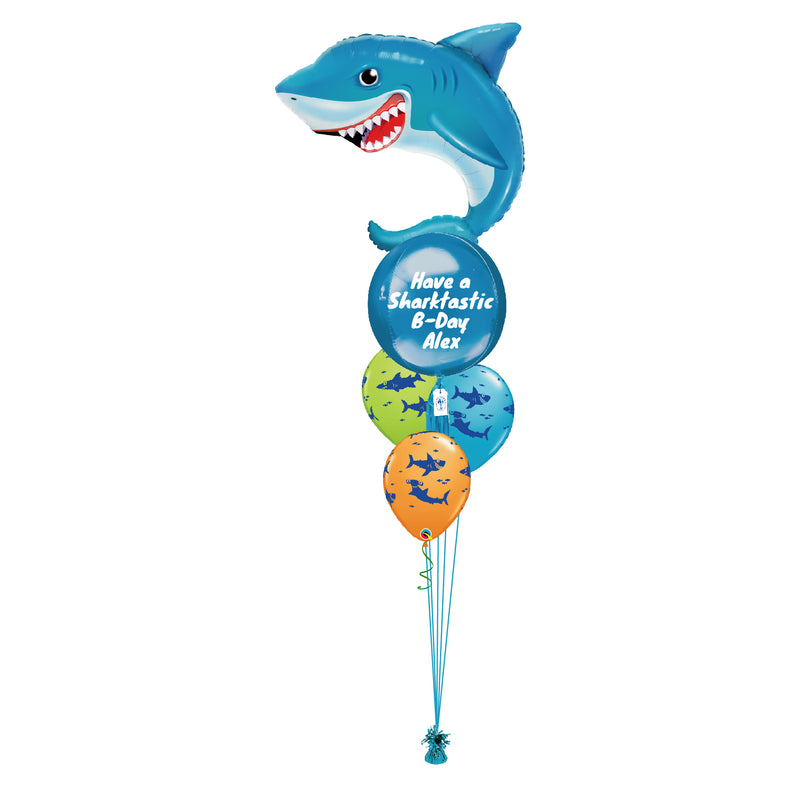Have a Sharktastic B-Day Esfera (personalizable) con Tiburon - tuglobero