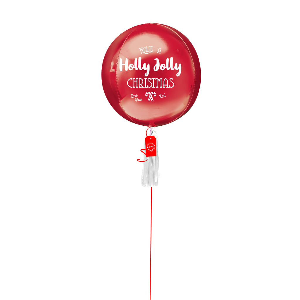 Holly jolly Xmas Candy Canes - Orbz (Personalizable)
