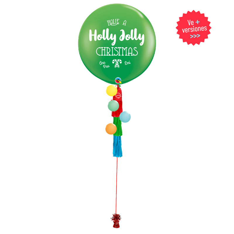 Holly jolly Xmas Candy Canes - Gigante (Personalizable)