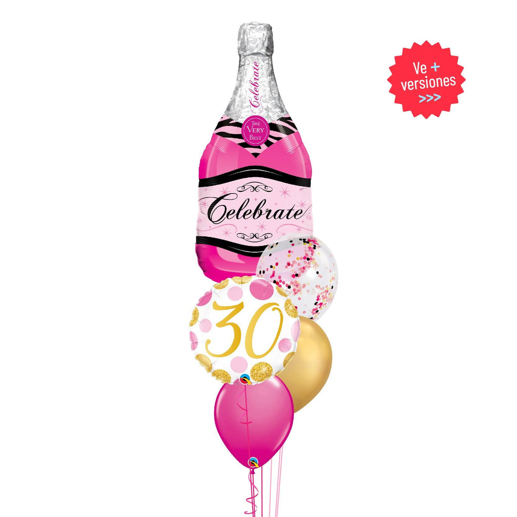 Globos Brindemos por los 30s, 40s o 50s - tuglobero